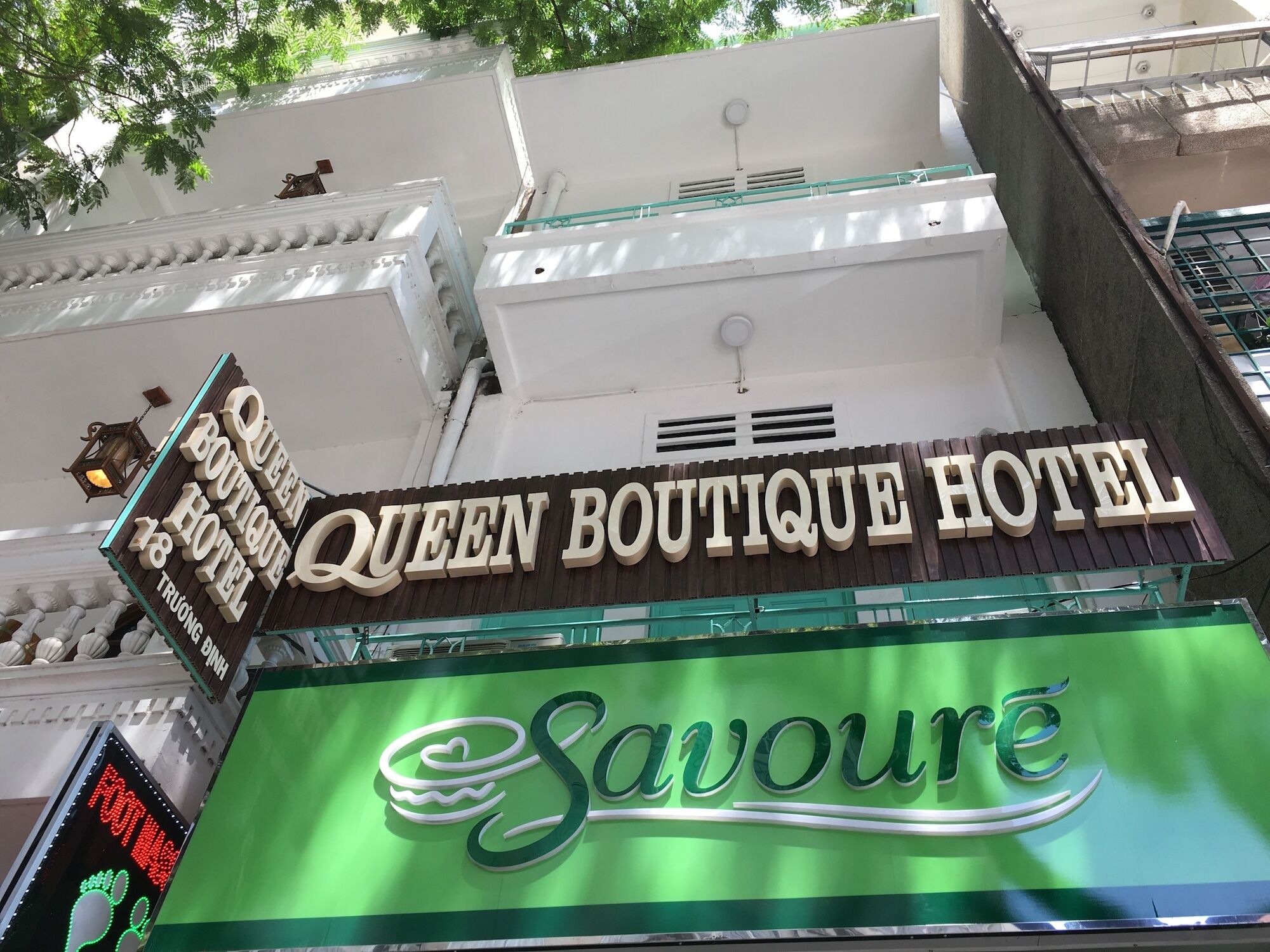 Queen Boutique Hotel Ho-Chi-Minh-Stadt Exterior foto